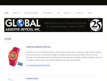 Tablet Screenshot of globalassistive.com